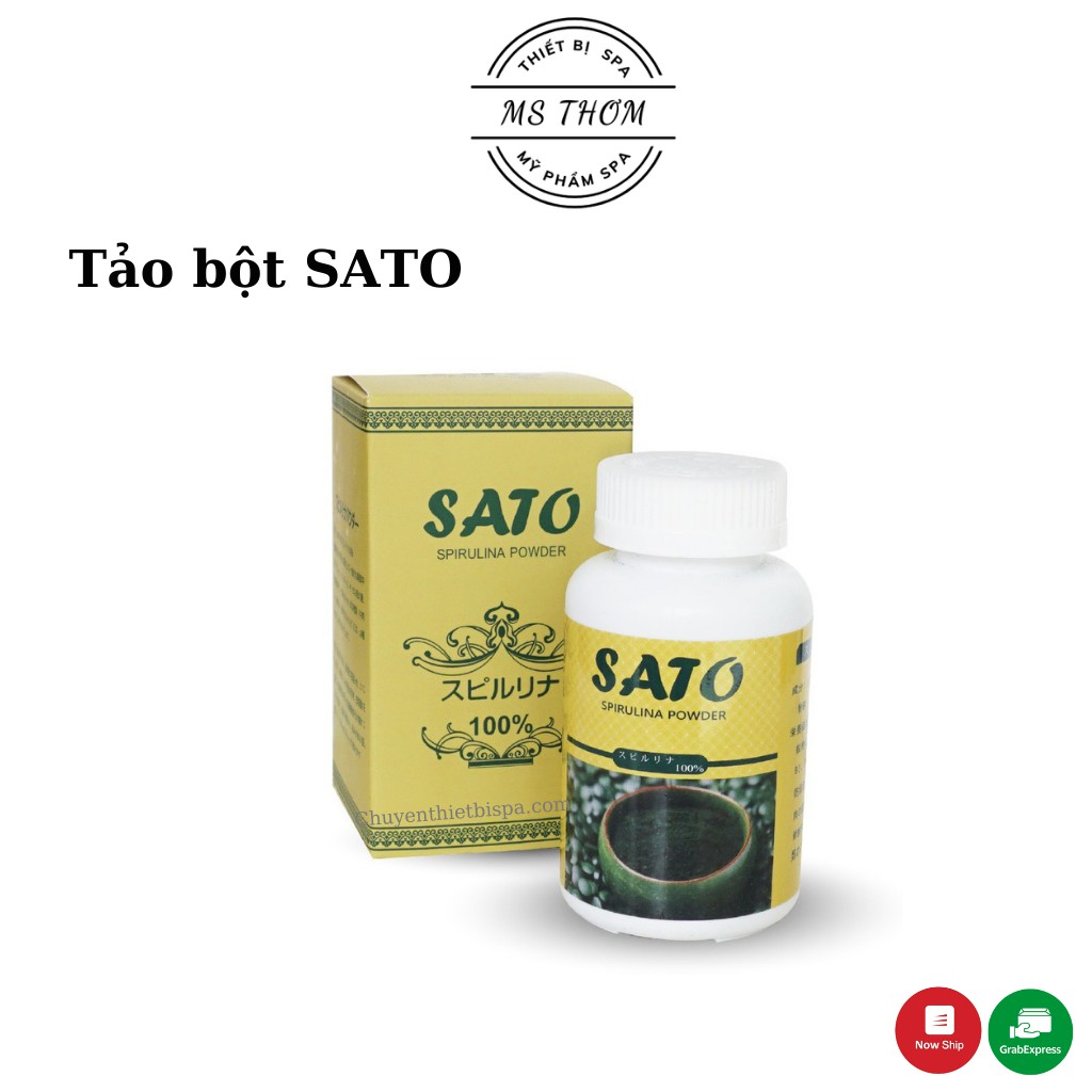 Tảo bột Sato chuyên dùng để cấy trắng sáng da mặt trong Spa và thẩm mỹ viện