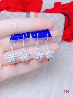 Bông tai đá pha lê đồng giá