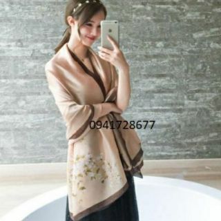 Khăn lụa satin nữ thời trang