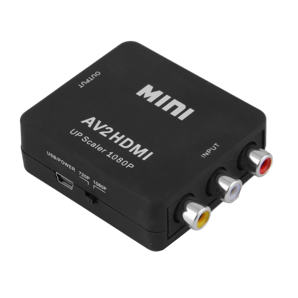 Bộ thiết bị cắm chuyển đổi mini HDMI 1080P tới 3RCA - HDMI - AV CVBS cho HDTV