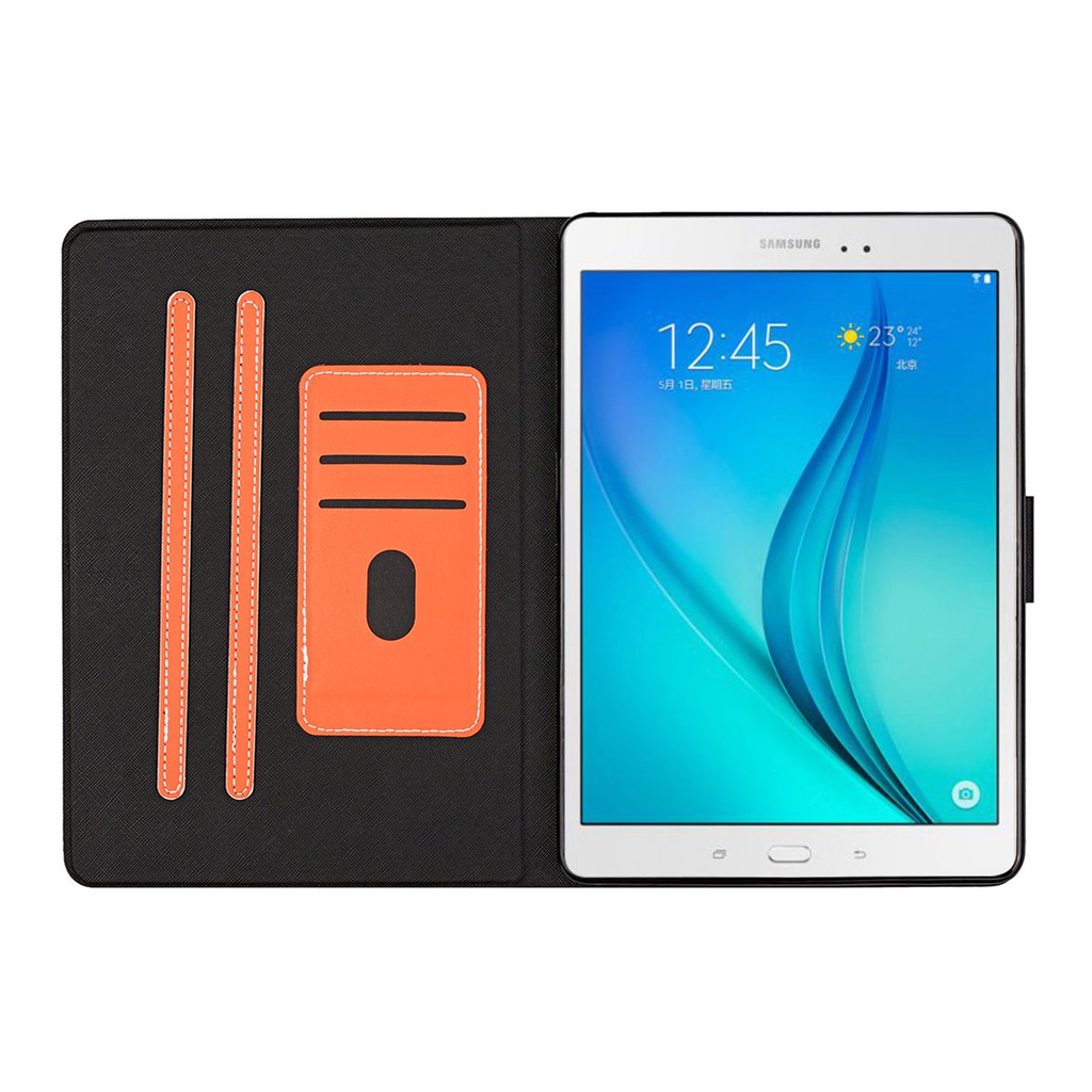 Bao da bảo vệ máy tính bảng Samsung Galaxy Tab A 9.7" SM-T550 T555 SM-P550 P555 kèm bút cảm ứng thiết kế màu trơn | BigBuy360 - bigbuy360.vn