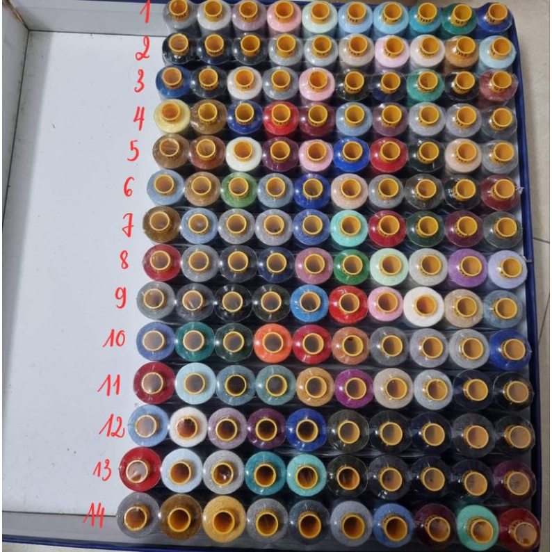 Sét 10 cuộn chỉ gitai loại đẹp