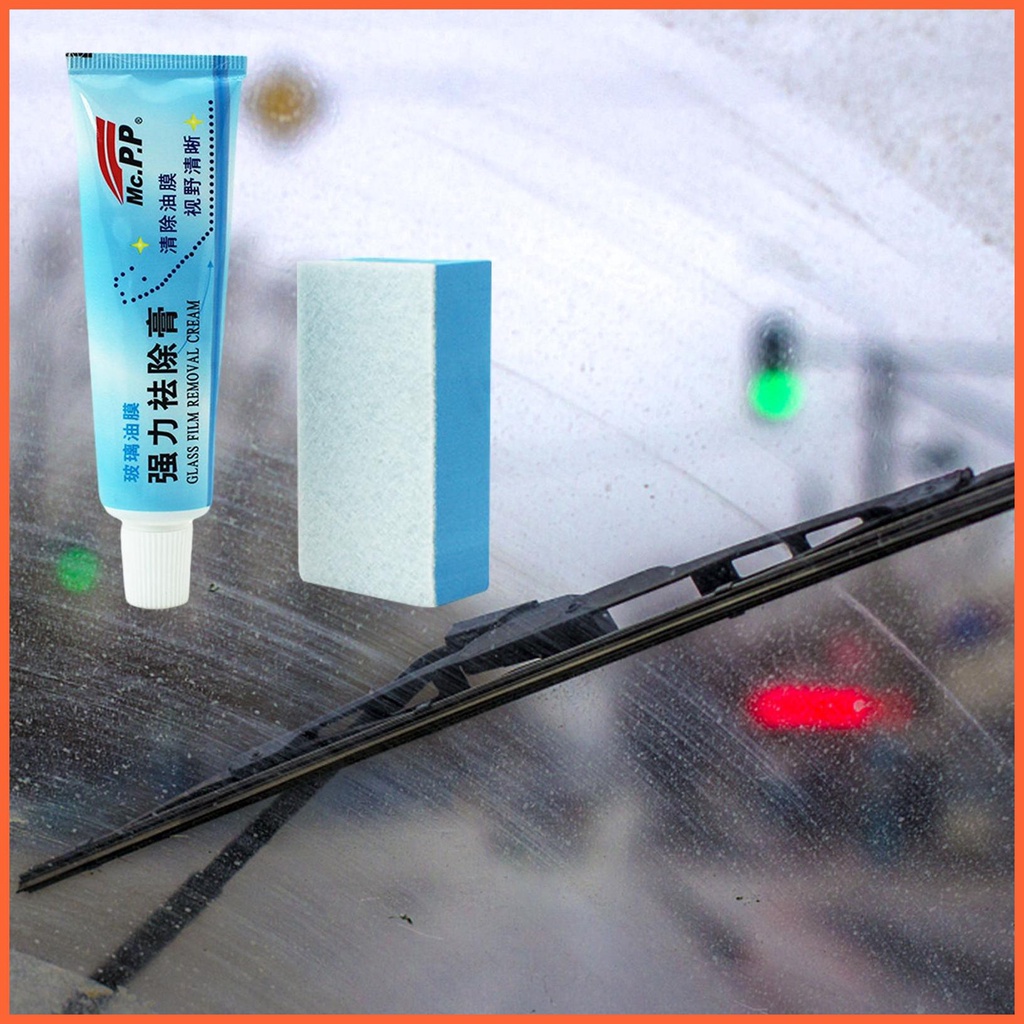 Dụng Cụ Loại Bỏ Vết Dầu Trên Kính Chắn Gió Xe Hơi 45g