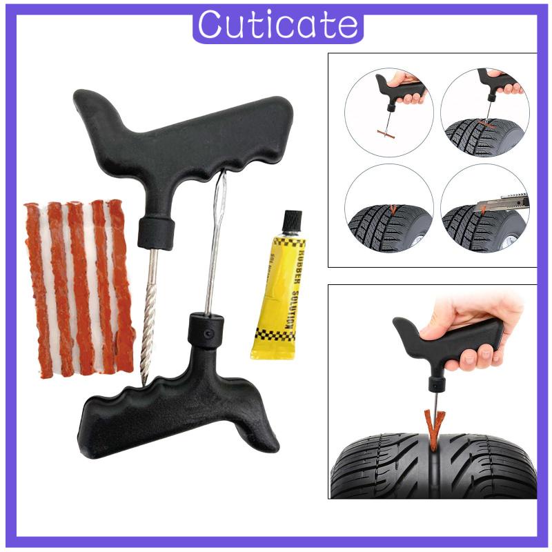 Bộ 8 Dụng Cụ Sửa Chữa Lốp Xe Hơi Có Tay Cầm Chữ T Tiện Dụng