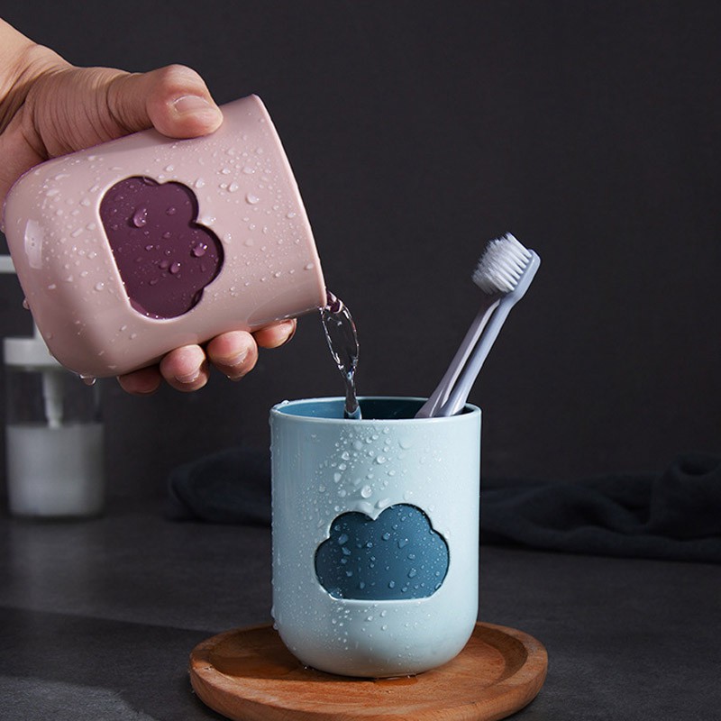 cốc súc miệng họa tiết đám mây màu cao cấp