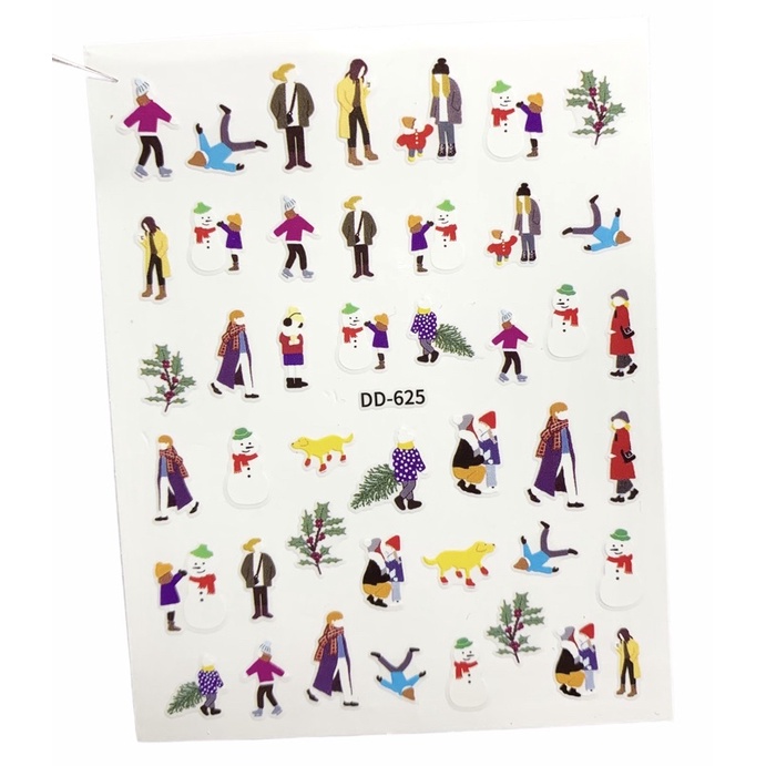 Sticker Hình Dán Noel Cặp Đôi