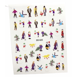 Sticker Hình Dán Noel Cặp Đôi