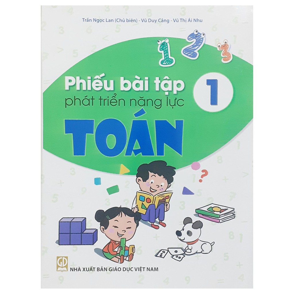 Sách - Phiếu bài tập phát triển năng lực Toán lớp 1