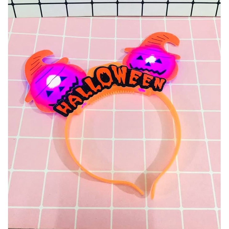 Bờm bí ngô đèn chơi hoá trang HALOWEEN | BigBuy360 - bigbuy360.vn