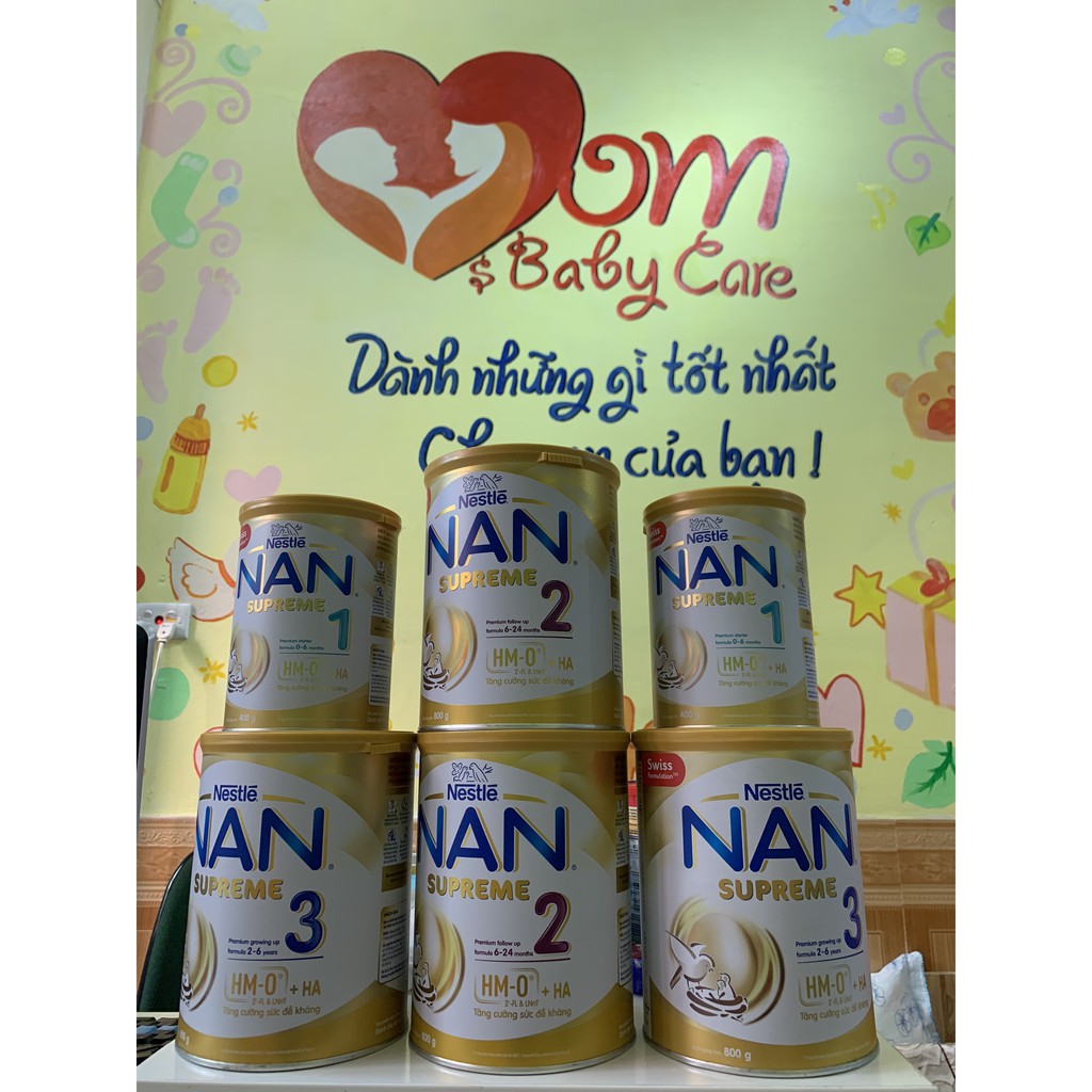 Sữa bột Nan Supreme 1,2,3