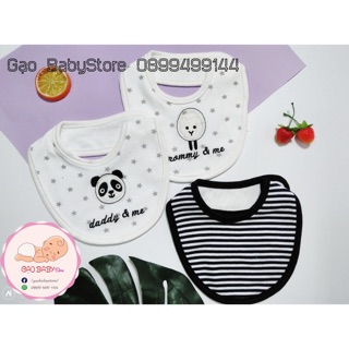 Set 3 yếm tròn momcare