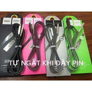 Cấp sạc nhanh tự ngắt khi đầy pin HOCO U11 cho IPhone/ iPad chính hãng