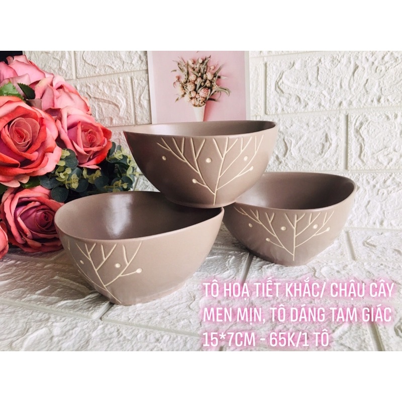 GỐM NHẬT - TÔ CƠM/ TÔ CANH XINH XẮN