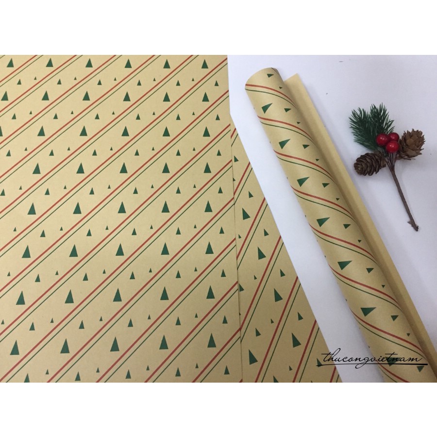 Giấy Kraft cao cấp Giáng sinh 50*70