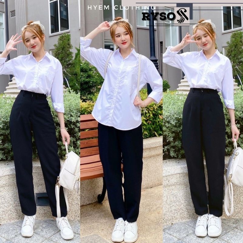 Quần tây nữ chất cao cấp dễ phối đồ đi học đi chơi đều xinh