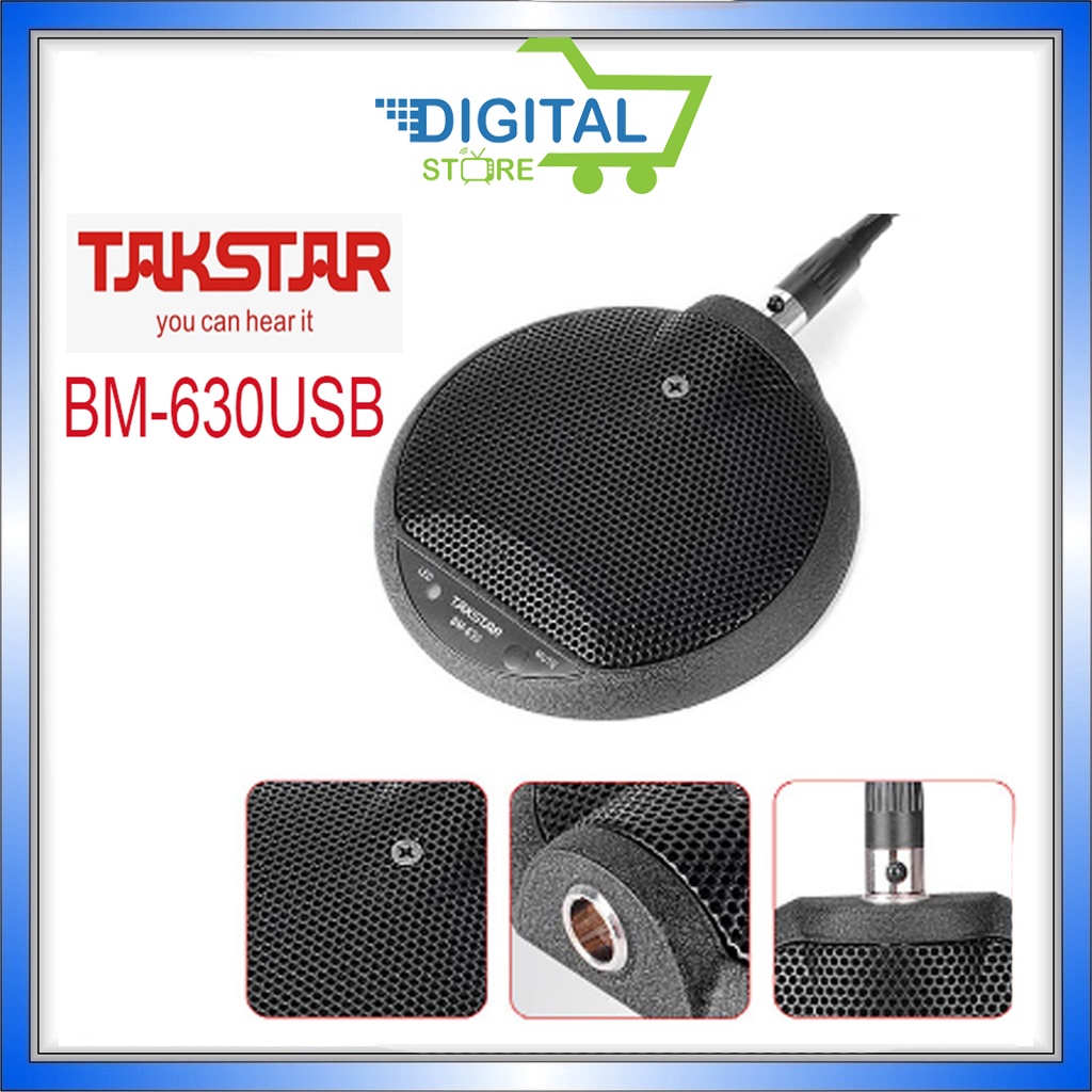 Takstar BM-630USB micro hội nghị trực tuyến, Micro hội thảo BM630-USB [ Chính Hãng ]