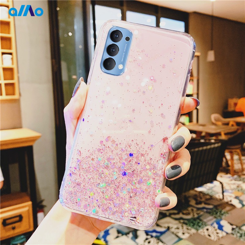 Ốp Lưng Kim Tuyến Nước Cho OPPO Reno 11 A18 reno 10 A18 Reno6 Z Reno6 Pro 5G Reno6 5G A16 Reno5 5g Oppo A54 A74 A94 Find X3 Pro 5g