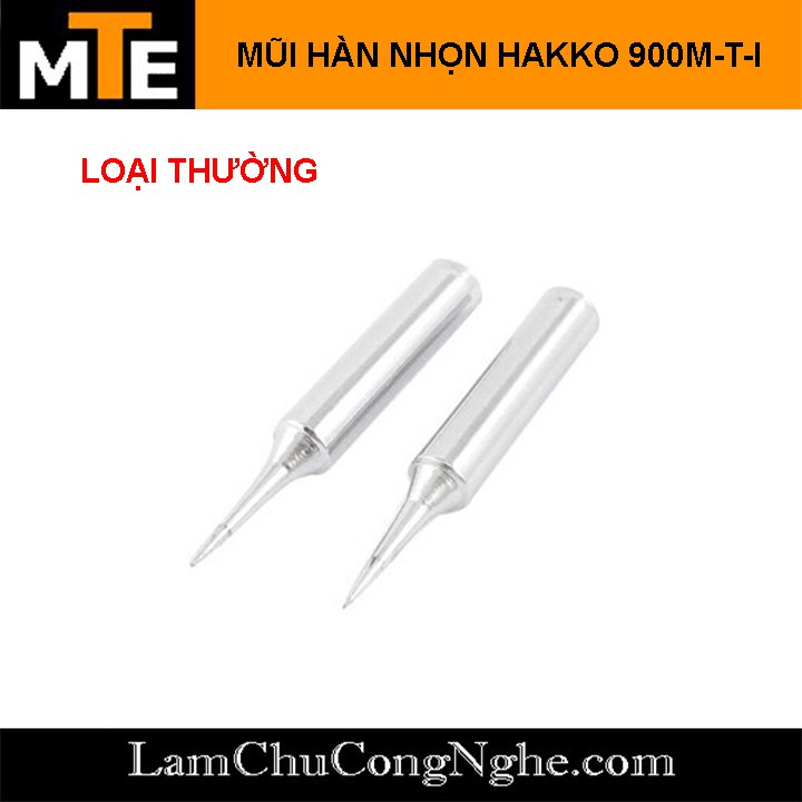 Mũi Hàn nhọn Hakko 900M-T-I, Mũi hàn thiếc tương thích với mỏ hàn 907, 936...