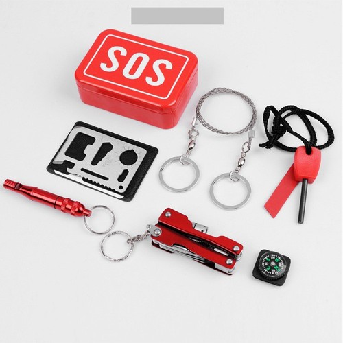 Bộ Dụng Cụ Sinh Tồn Đi Phượt Du Lịch Dã Ngoại SOS, Bộ Dụng Cụ Đa Năng Đi Rừng, Đi Phượt