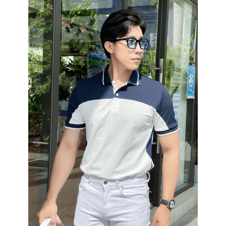 (SIÊU PHẨM HÈ)ÁO THUN NAM TAY NGẮN CỔ BẺ THỜI TRANG GENZ HOTTREND TÔN DÁNG SÀNH ĐIỆU SIÊU HOT CHO CÁC ANH EM KME STORE