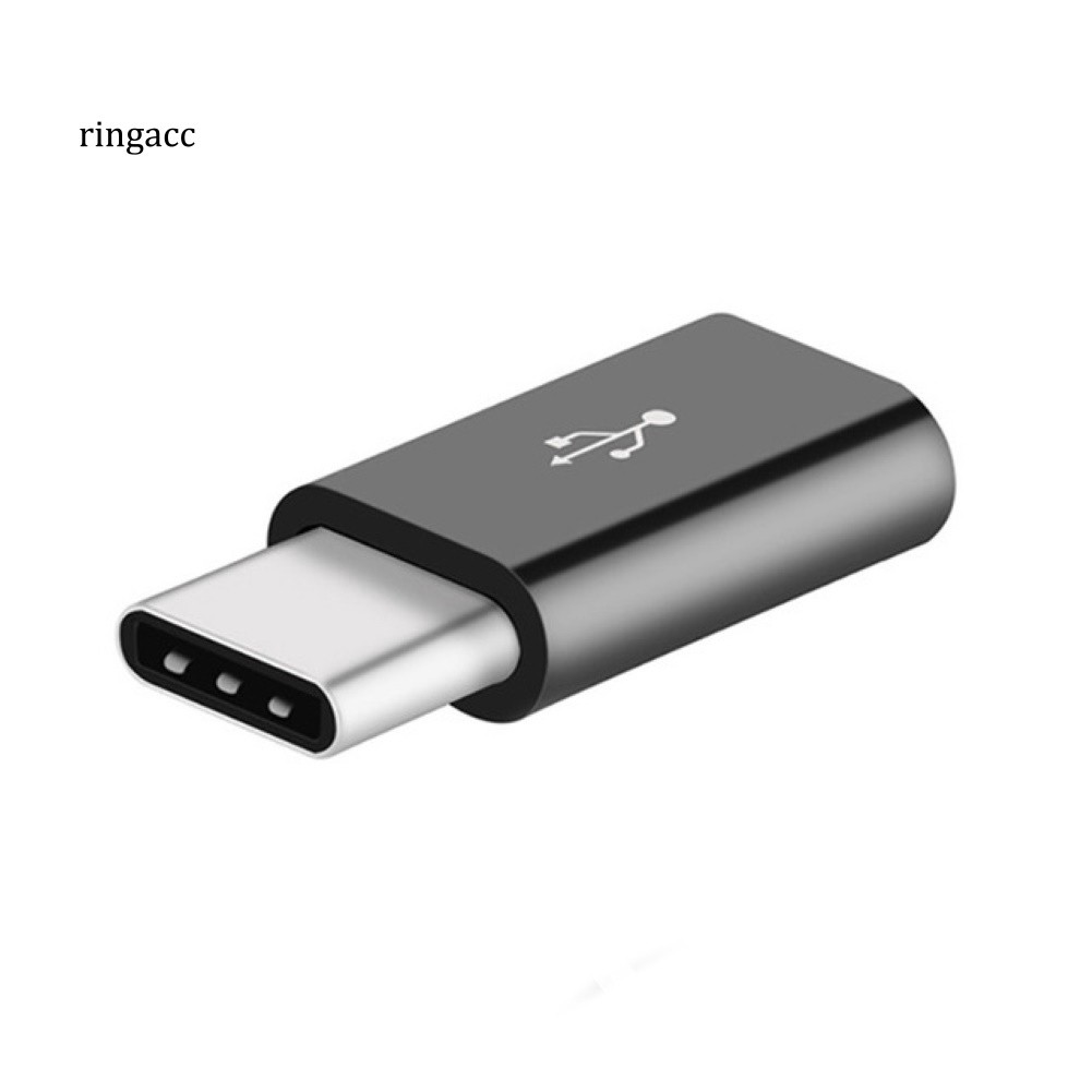 Đầu chuyển đổi ổ cắm micro USB sang giắc cắm Type C OTG cho điện thoại Android
