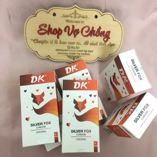 COMBO 12 HỘP - BAO CAO SU DONGKUK SILVER FOX HỘP 10 CÁI