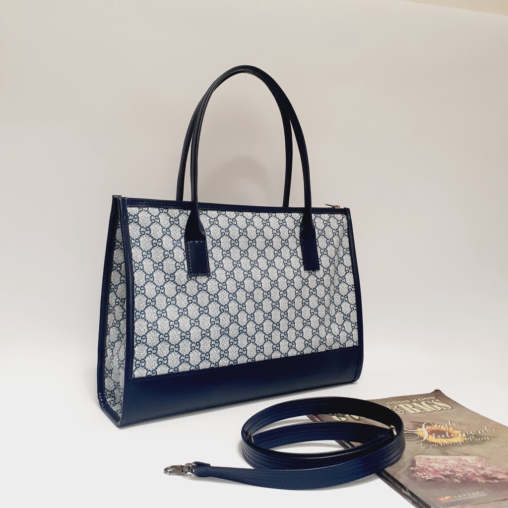Túi xách da tote ,đựng được laptop ,tập A3,A4 (có dây đeo chéo)