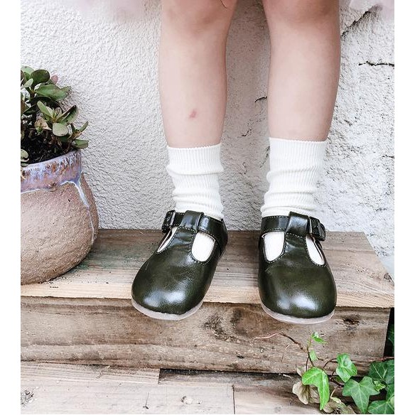 Giày búp bê giày da bé gái Hàn Quốc hàng xuất khẩu siêu đẹp