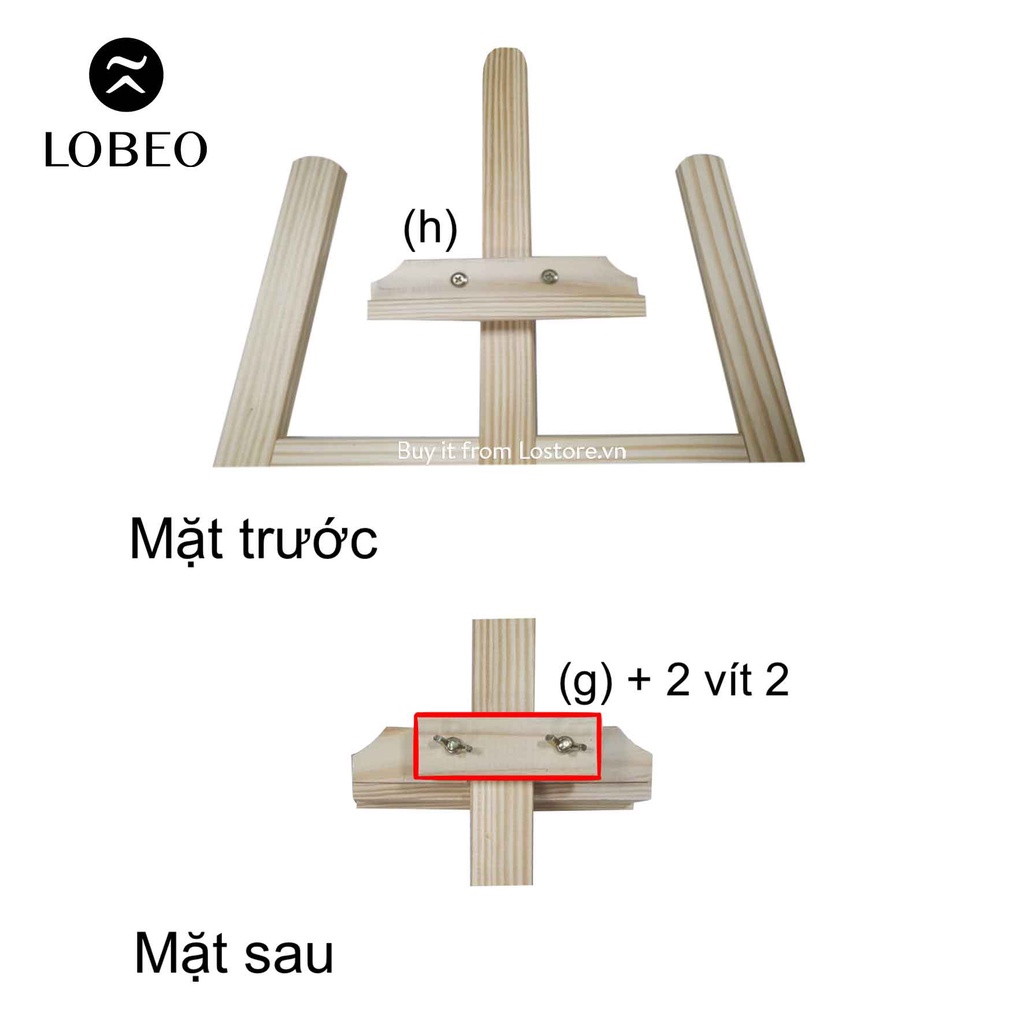 [LỖ STORE] Giá vẽ tranh gỗ 170cm