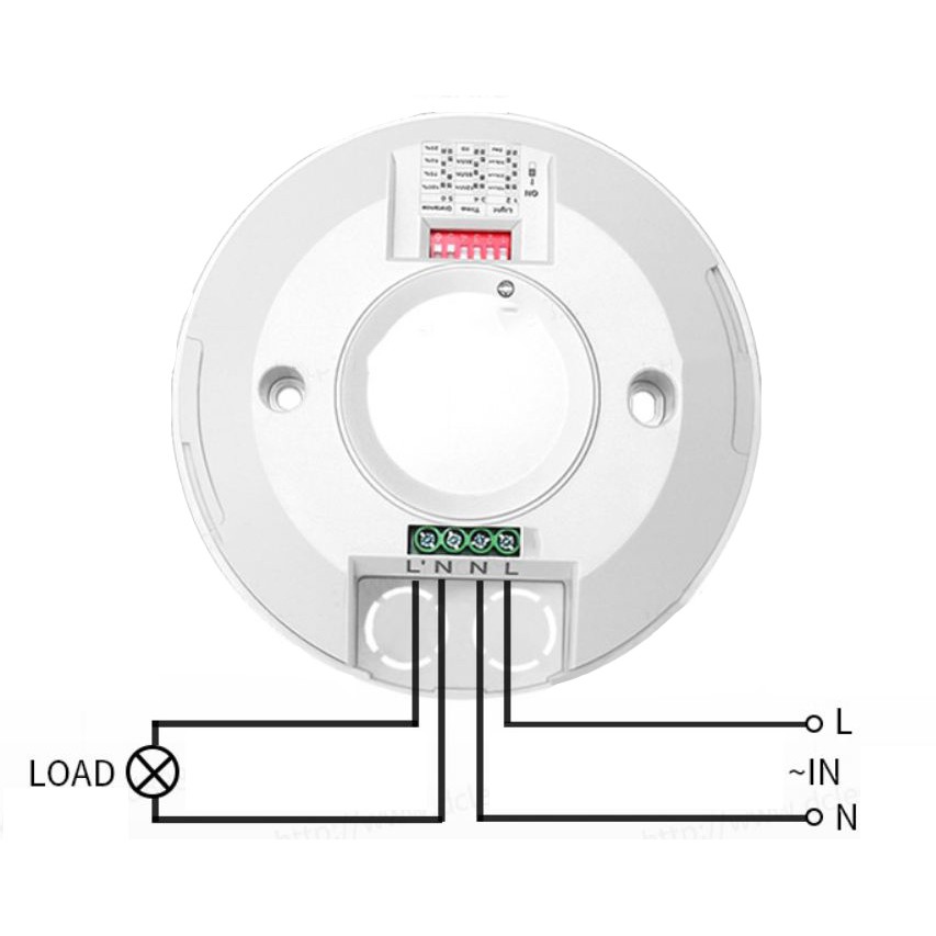 Công tắc cảm biến radar MS500 thiết kế siêu mỏng, chuyên để lắp trần