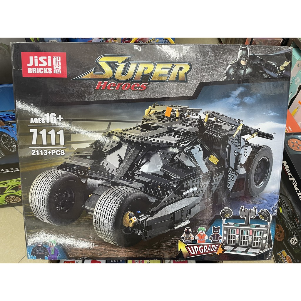 Đồ chơi xếp hình Leji 96071 Lepin 07060 Jisi 7111 Batman Tumbler