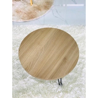 Bàn Tròn gỗ MDF 60cm Chân Xếp Gọn