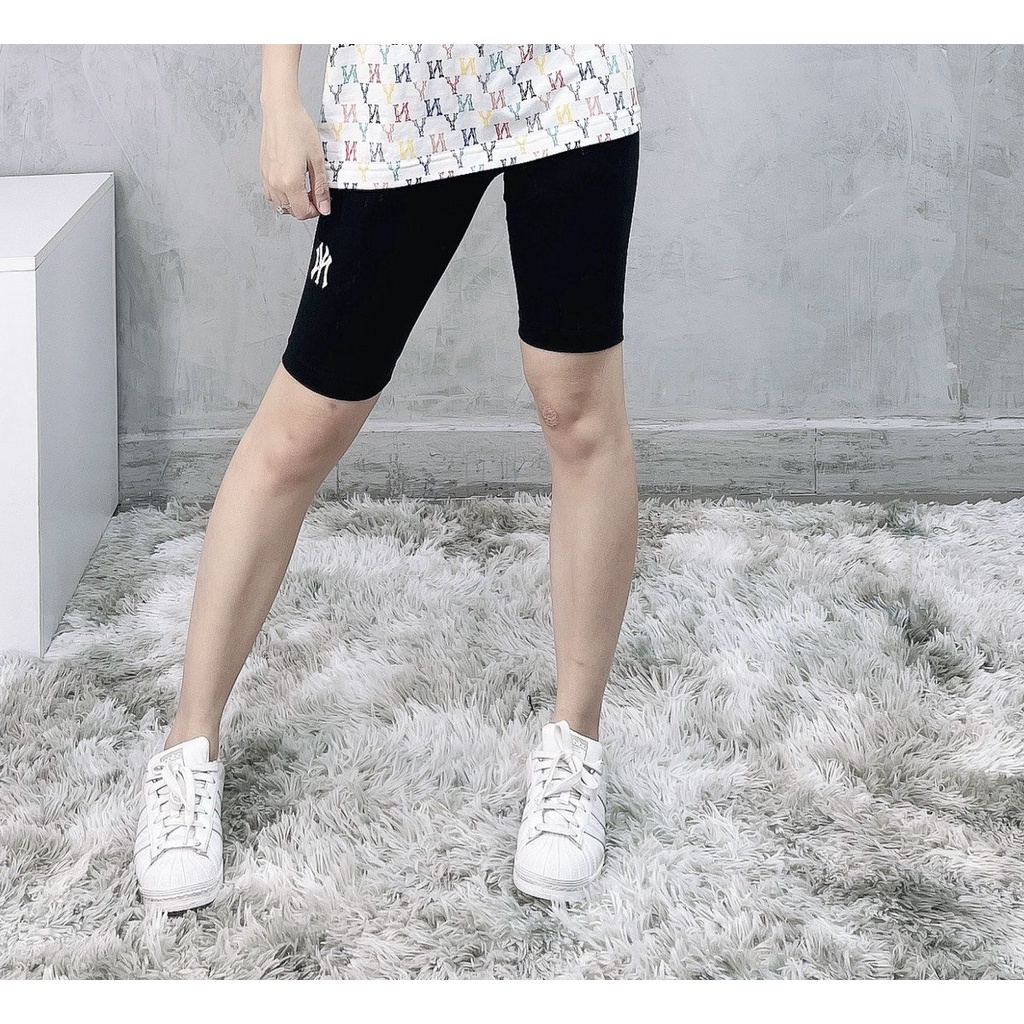 (HÀNG XUẤT XỊN) Quần Legging short đen NY0102 M/I/b Black Made in Cambodia full tag code