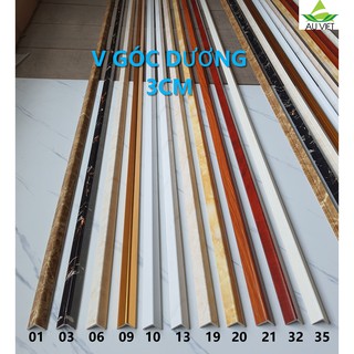 Nẹp nhựa V góc ngoài ( Giá chỉ 75k/cây 3m) << SĐT 0365704534>>