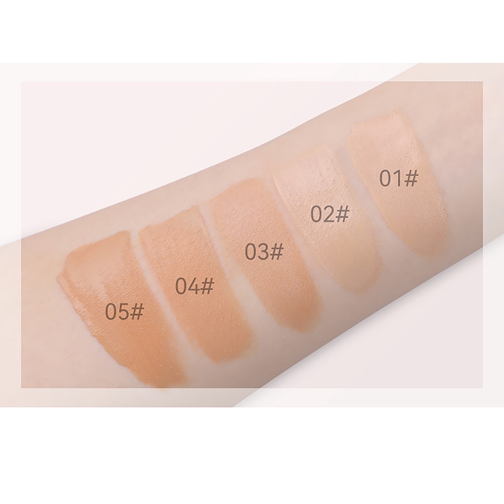 Kem nền ROYUES dạng lỏng tự nhiên với lớp che phủ cao 5 tông màu tuỳ chọn 20g Kem nền dạng lỏng COD