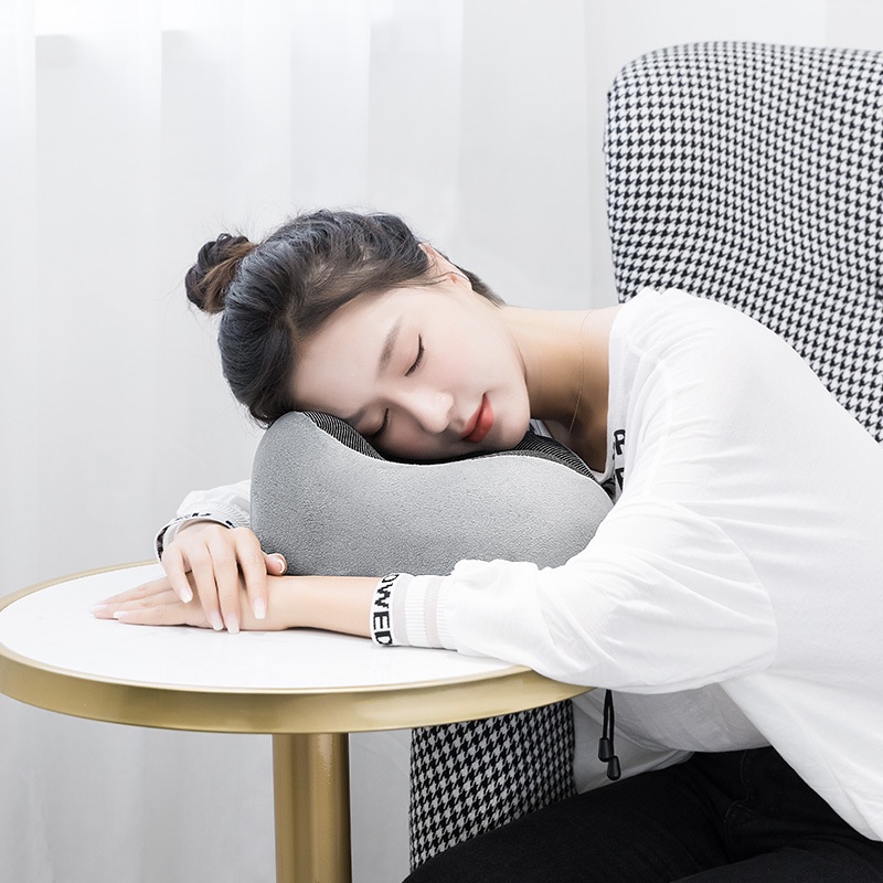 Gối Kê Cổ Chữ U Cao Su Non 10 Màu Đa Dạng, Gối Ngủ Trưa Văn Phòng, Xe Ô Tô, Du Lịch, Máy Bay Hàng Cao Cấp