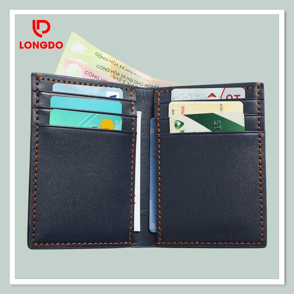 Ví da bò thật - Cam kết 100% da bò thật - Sản phẩm chính hãng - BD01