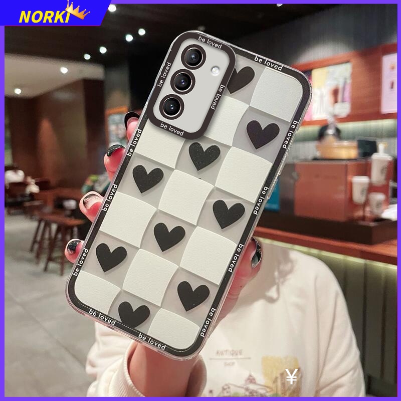 Ốp Điện Thoại Silicon Họa Tiết Kẻ Sọc Trắng Đen Cho Samsung Galaxy S22 S21 S20 Plus Ultra S20FE S21FE Note 20 Ultra Note 10 Plus