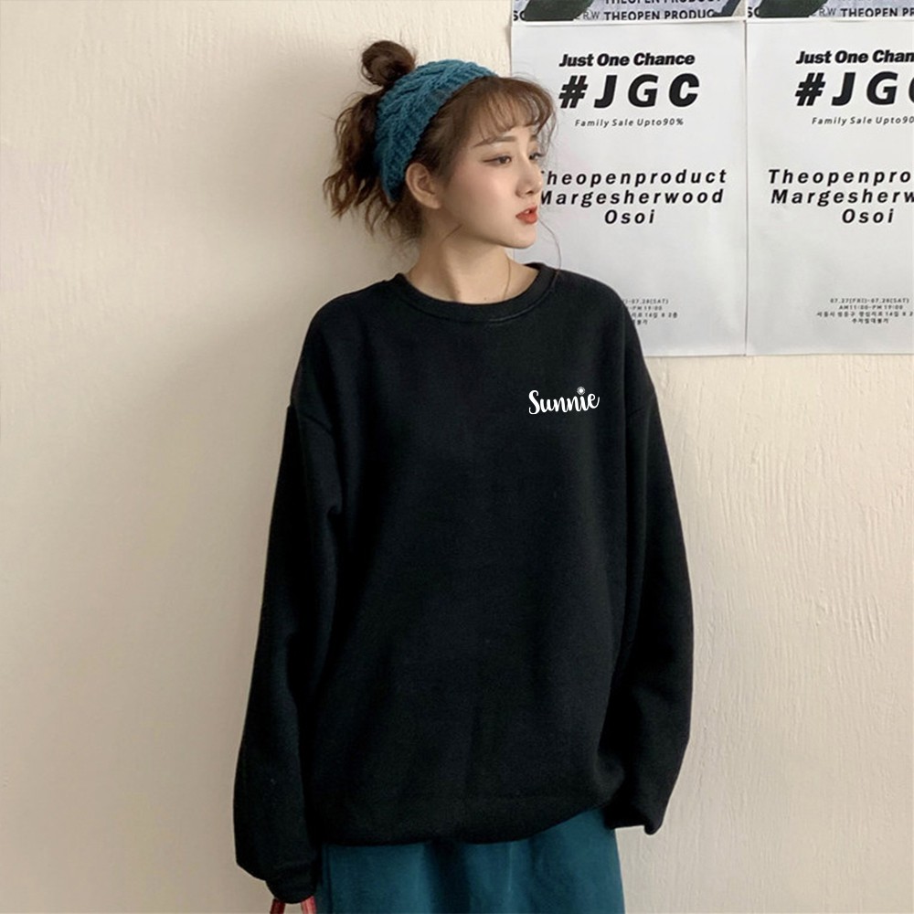 [Freeship đơn từ 0đ] Áo sweater unisex oversize thu đông Sunnie