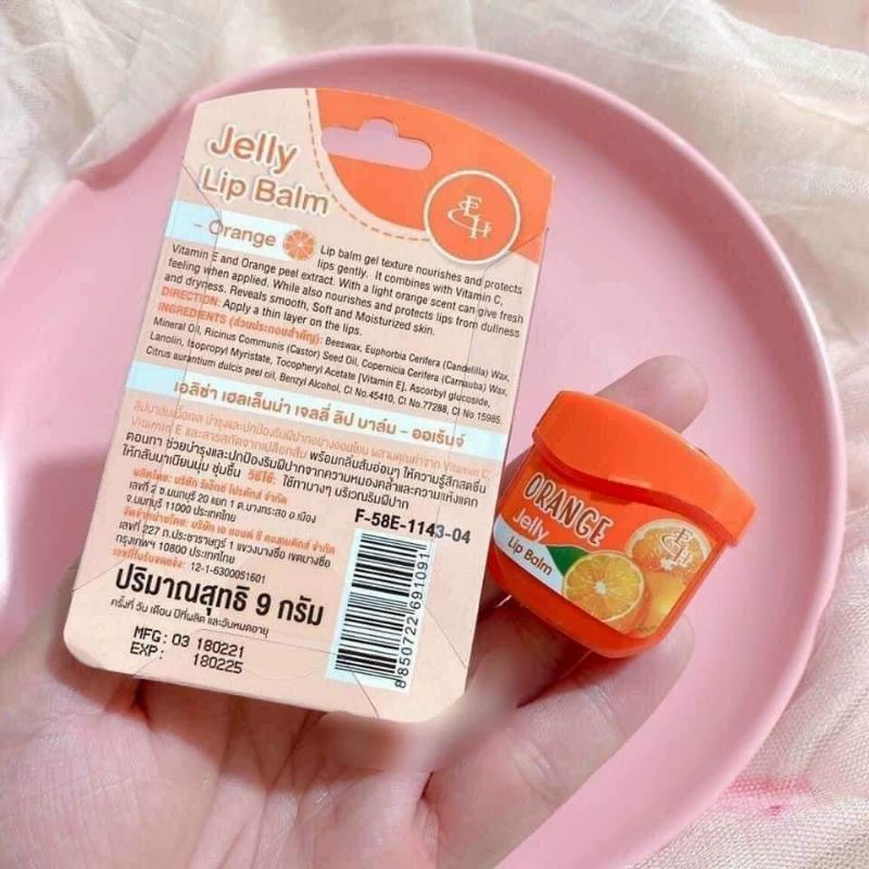 Son dưỡng môi Thái Lan JELLY LIP BALM ORANGE
