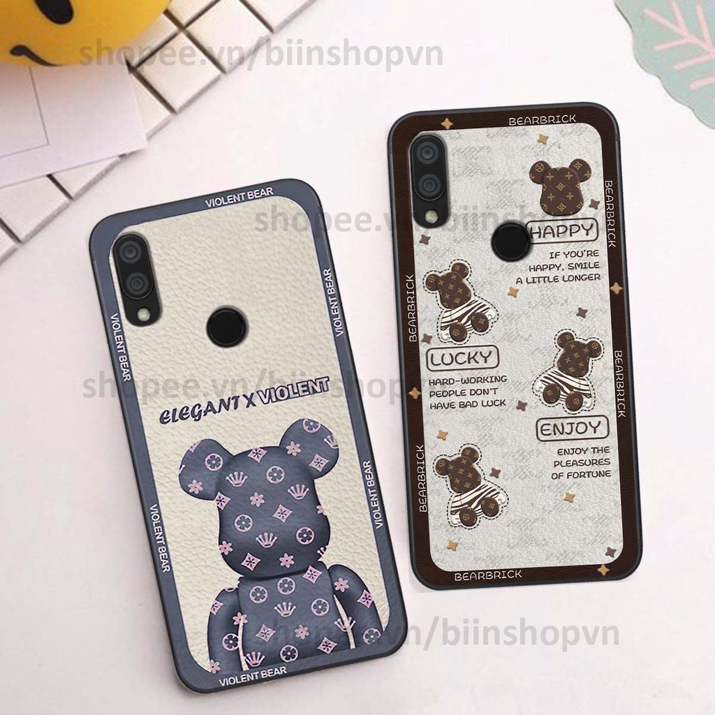 Ốp Xiaomi Redmi 7 hình gấu bear brick đẹp độc lạ, thời trang, cá tính