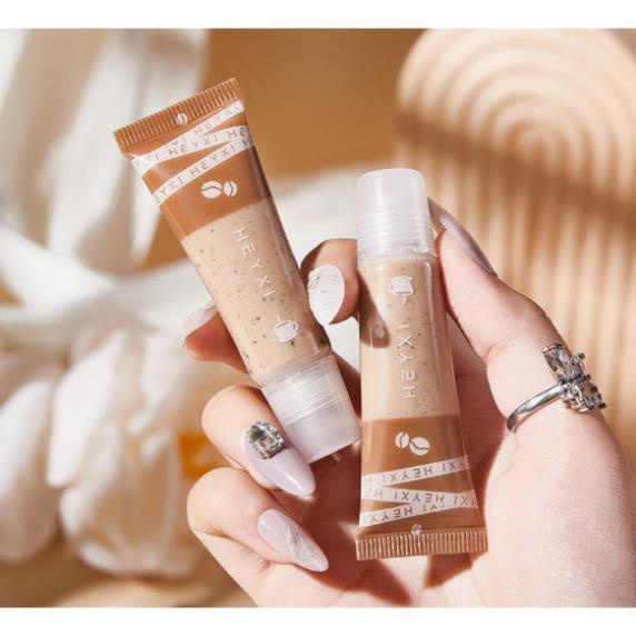 Tẩy tế bào chết môi, tẩy da chết môi Cafe 15G HUBEAUTY lameila_official