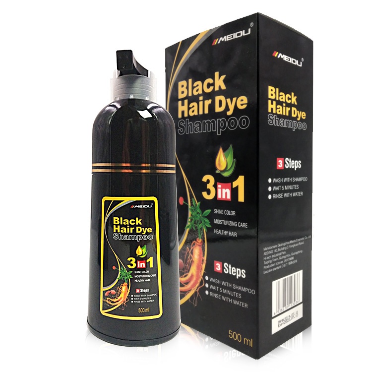 Gội Là Đen Tóc Hàn Quốc An Toàn Hiệu Quả Hơn Cả Sin Hair Fast Effect Black Hair Dye Shampoo 500ml