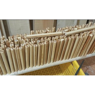 Cán lăn bột gỗ decor phối màu (2,5 x 26 cm)