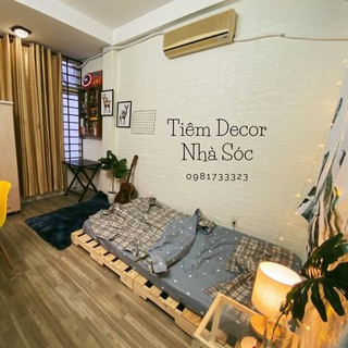 [BIG SALE] Giường Pallet gỗ thông size đủ size tại TPHCM – Tiệm Decor Nhà Sóc