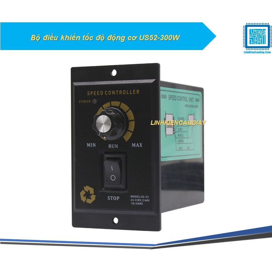 Bộ điều khiển tốc độ động cơ US52-300W