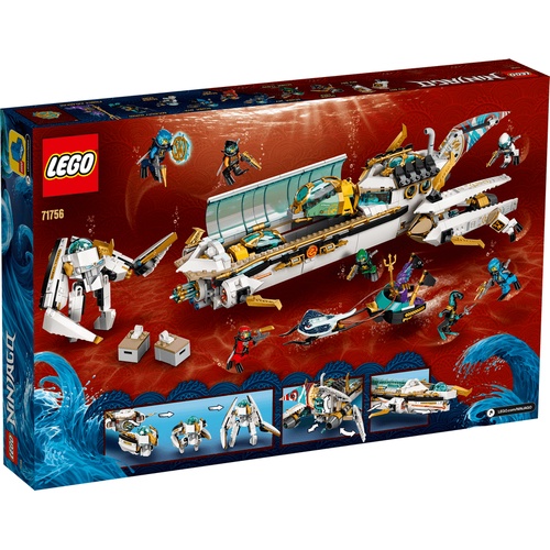 Hàng đặt - LEGO Ninjago 71756 Chiến hạm dũng mãnh Hydro Bounty