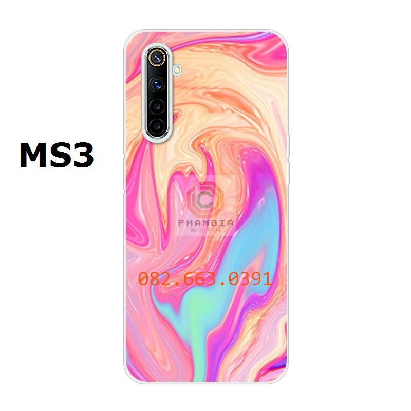 Ốp lưng in hình Realme C3i bầu trời galaxy