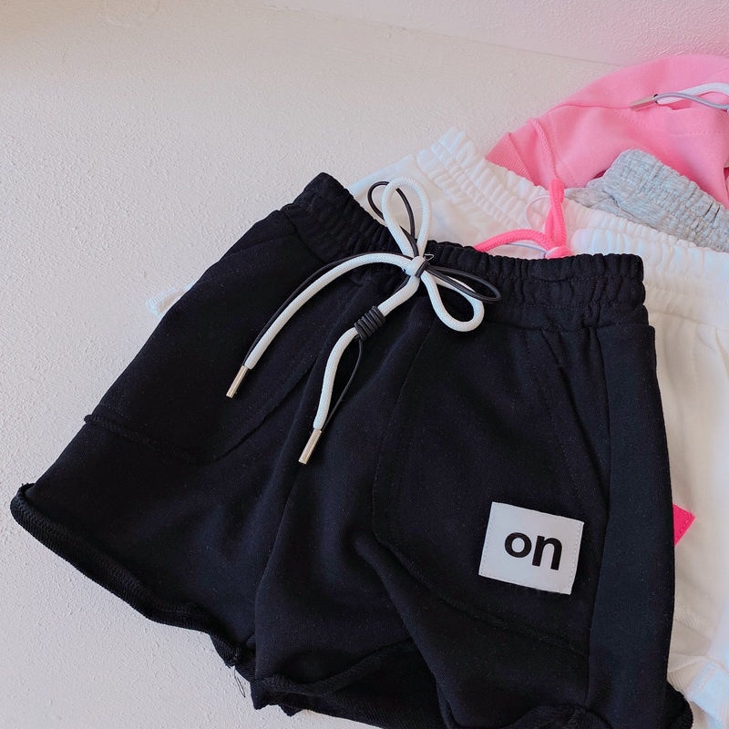 Quần Short Cotton Mỏng Dáng Rộng Thời Trang Mùa Hè Phong Cách Hàn Quốc Cho Bé Gái