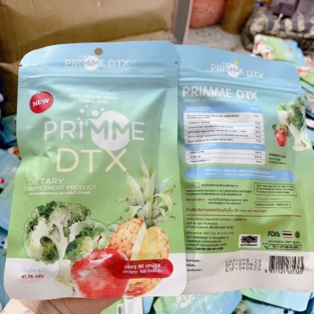 Combo 2 Detox Prime- Detox Rau củ 60 viên ( hàng chuẩn công ty chính hãng 100% ) | BigBuy360 - bigbuy360.vn